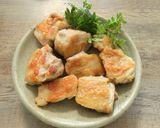 A picture of step 10 of Crispy Salt-Grilled Chicken Skewers in a Skillet.