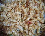 A picture of step 2 of Masala pasta.