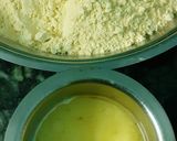 A picture of step 1 of Besan Ladoo.