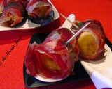 Foto del paso 2 de la receta: Pintxo de plátano con paleta ibérica y balsámico de manzana