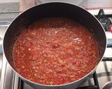 Pas rețetă Tagliatelle cu sos de carne 4 fotografie