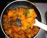 A picture of step 4 of Masala Idli.