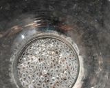A picture of step 3 of Rose Sabja Lemonade.
