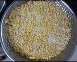 A picture of step 1 of Swaminarayan Kadhi Khichdi (Satvik Khichdi).