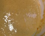 A picture of step 4 of Butternut squash pancakes with butternut yogurt sauce.