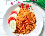 Foto langkah ke 3 dari resep Nasi Goreng Sambal Tomat.
