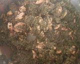 A picture of step 1 of Chicken and spinach.