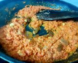 A picture of step 1 of Carrot Laddu.