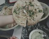 A picture of step 3 of Sainyal Maani(saily roti).