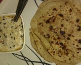 A picture of step 6 of Tandoori raita with lachha parantha.