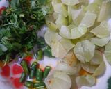 A picture of step 1 of Amla chutney.