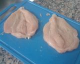Foto del paso 1 de la receta: Pechuga de pollo rellena