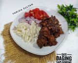 Foto langkah ke 5 dari resep Sate Daging Sapi Goreng.