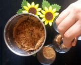 A picture of step 1 of Boondi Laddu Parfait.