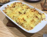 Foto langkah ke 4 dari resep Salmon Baked Rice / Mentai Rice.