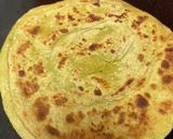 A picture of step 7 of Baby spinach wheat paratha/green paratha.