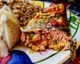Foto del paso 7 de la receta: Trucha En Cabrito🍅🫑🌶️🧅...!