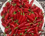 A picture of step 1 of Red chilli pickle.