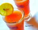 A picture of step 5 of Tangerine and Guava fiesta with crunchy chia seeds.