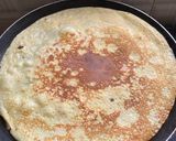A picture of step 5 of Protein Pancakes.