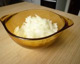 Gyömbéres-bazsalikomos zöldborsófőzelék  (liszt nélkül) recept fázis 2 fotója