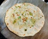 A picture of step 4 of Mooli Ke Parathe.