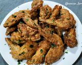 A picture of step 7 of Ras el Hanout Chicken Wings in Air Fryer.