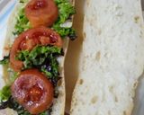 Foto del paso 3 de la receta Bocata de pechuga con lechuga