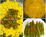 A picture of step 4 of Stuffed Cluster Beans Curry.