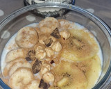 Foto del paso 2 de la receta: Pudding de chía y avena con plátano y kiwi