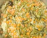 A picture of step 5 of Mix Veggies Pulao.
