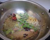 A picture of step 3 of Lauki Chana dal (no onion no garlic).