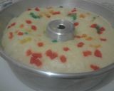 Foto langkah ke 9 dari resep BoLu Tape No Mixer HasiL mengembang.