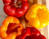 A picture of step 3 of Skillet Stuffed Peppers with Rice.