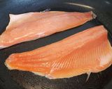 A picture of step 1 of Rainbow trout salad.