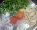 सेम टमाटर और आलू की सूखी सब्जी(sem tamatar aur aloo ki sabzi recipe in hindi) रेसिपी चरण 1 फोटो