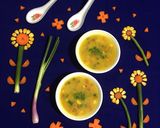 A picture of step 7 of Sweet corn soup.