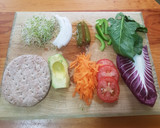 Foto del paso 1 de la receta: Sándwich vegano multicolor