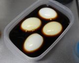 A picture of step 3 of Easy Marinated Eggs (Ajitama).