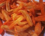Foto langkah ke 5 dari resep French fries topping chesee.