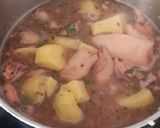 Foto del paso 6 de la receta 🦑🍾Chipirones a la sidra con almejas y patatas💙💛