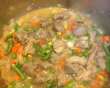 صورة لخطوة 5 من وصفة أرز بالخضار واللحم 🥕🍖🌽