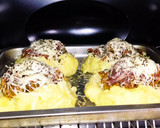 Foto del paso 5 de la receta: Papa rellena con carne molida y lomo embuchado, gratinada con queso