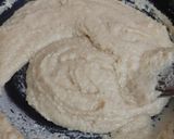 A picture of step 5 of Tricolour peanut katli.