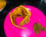 A picture of step 5 of Veg Thepla.