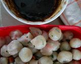 Foto langkah ke 3 dari resep Cilok Isi Sosis Sapi.