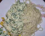 Foto del paso 4 de la receta: Fideos con pollo y crema