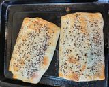 Foto del paso 3 de la receta: Strudel expréss de espinaca, jamón y queso 🧀