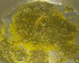 A picture of step 3 of Green Keema.