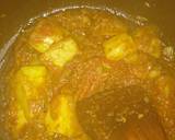 Egg plant like leg piece with potato recipe step 3 photo